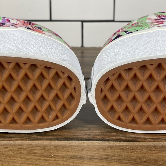 Vans Doheny Platform Womens Size 8 Shoes Paradise Floral Lace Up Skate Sneaker - Picture 8 of 12